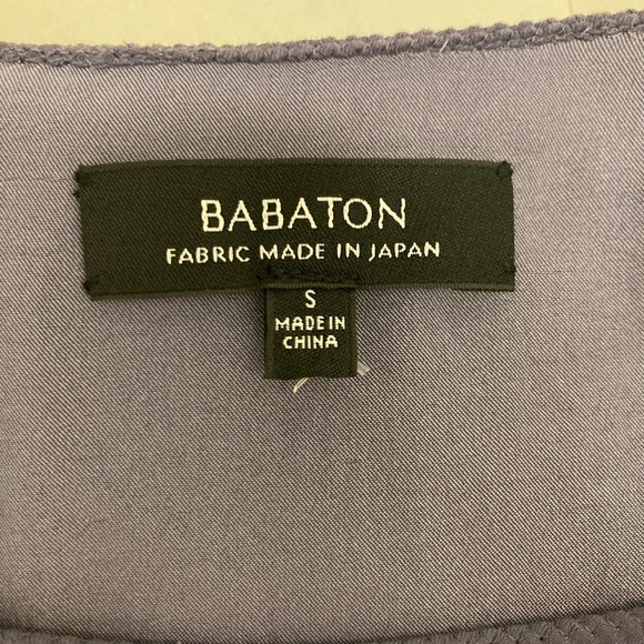 Aritzia Babaton purple puff sleeve blouse - Picture 7 of 8